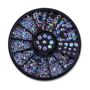 Mixed Color Chameleon Stone Nail Rhinestone set