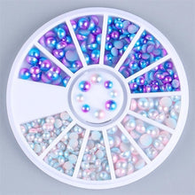 Load image into Gallery viewer, Mixed Color Chameleon Stone Nail Rhinestone set