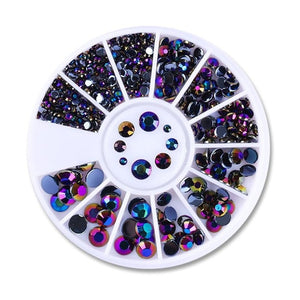 Mixed Color Chameleon Stone Nail Rhinestone set