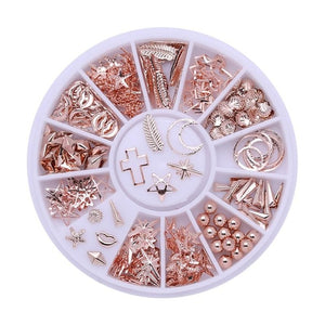 Mixed Color Chameleon Stone Nail Rhinestone set