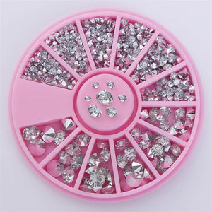 Mixed Color Chameleon Stone Nail Rhinestone set