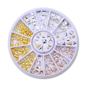 Mixed Color Chameleon Stone Nail Rhinestone set