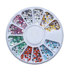 Load image into Gallery viewer, Mixed Color Chameleon Stone Nail Rhinestone set
