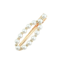 Load image into Gallery viewer, Woman elegant geometric pearl hairpins and hair clips