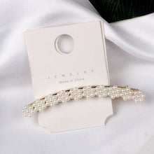 Load image into Gallery viewer, Woman elegant geometric pearl hairpins and hair clips