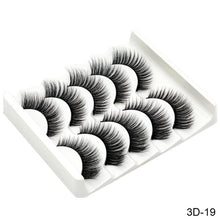 Load image into Gallery viewer, SEXYSHEEP 5Pairs 3D Mink Hair False Eyelashes