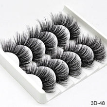 Load image into Gallery viewer, SEXYSHEEP 5Pairs 3D Mink Hair False Eyelashes