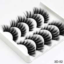 Load image into Gallery viewer, SEXYSHEEP 5Pairs 3D Mink Hair False Eyelashes