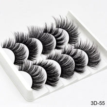 Load image into Gallery viewer, SEXYSHEEP 5Pairs 3D Mink Hair False Eyelashes