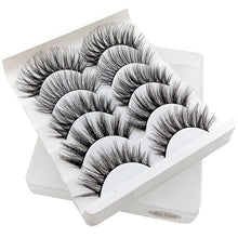 Load image into Gallery viewer, SEXYSHEEP 5Pairs 3D Mink Hair False Eyelashes