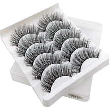 Load image into Gallery viewer, SEXYSHEEP 5Pairs 3D Mink Hair False Eyelashes