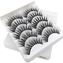 Load image into Gallery viewer, SEXYSHEEP 5Pairs 3D Mink Hair False Eyelashes