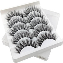 Load image into Gallery viewer, SEXYSHEEP 5Pairs 3D Mink Hair False Eyelashes
