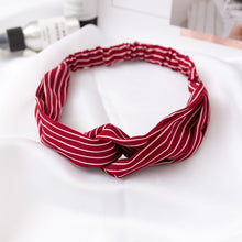 Load image into Gallery viewer, Vintage polyester knot elastic Headband