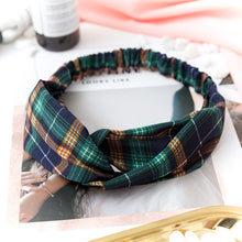 Load image into Gallery viewer, Vintage polyester knot elastic Headband