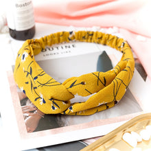 Load image into Gallery viewer, Vintage polyester knot elastic Headband