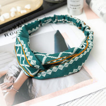 Load image into Gallery viewer, Vintage polyester knot elastic Headband