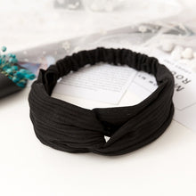 Load image into Gallery viewer, Vintage polyester knot elastic Headband