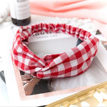 Load image into Gallery viewer, Vintage polyester knot elastic Headband