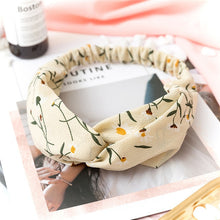 Load image into Gallery viewer, Vintage polyester knot elastic Headband