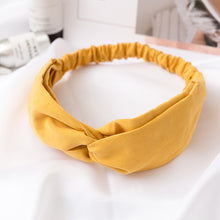 Load image into Gallery viewer, Vintage polyester knot elastic Headband