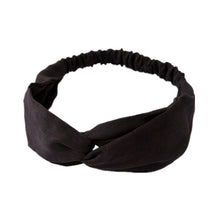 Load image into Gallery viewer, Vintage polyester knot elastic Headband
