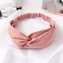 Load image into Gallery viewer, Vintage polyester knot elastic Headband