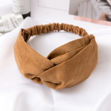 Load image into Gallery viewer, Vintage polyester knot elastic Headband