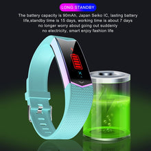 Load image into Gallery viewer, Smart  Fitness Tracker Wristband Blood Pressure Heart Rate Monitor step counter Sport Band for Men Women watch