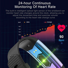 Load image into Gallery viewer, Smart  Fitness Tracker Wristband Blood Pressure Heart Rate Monitor step counter Sport Band for Men Women watch