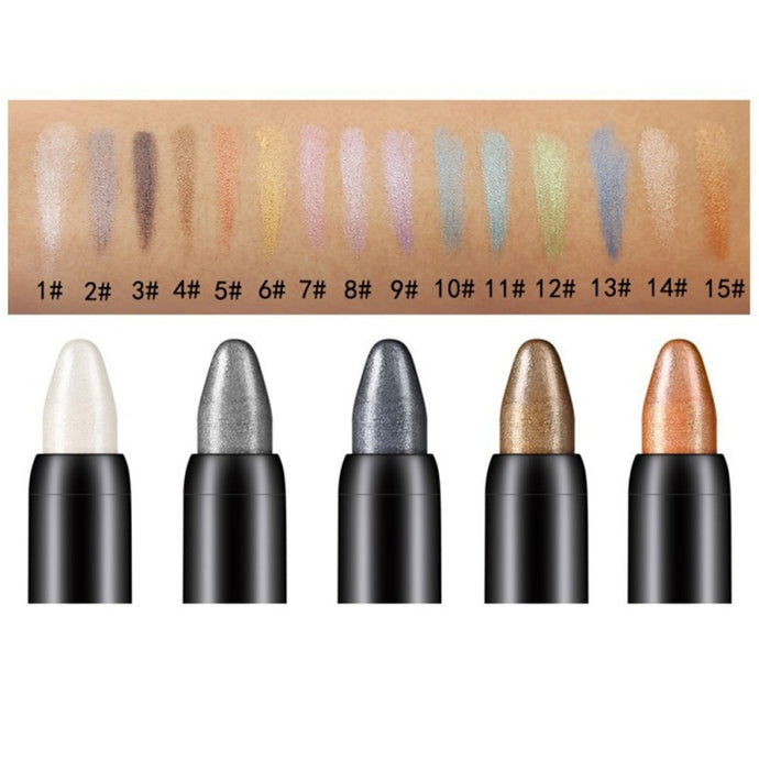 Waterproof Highlighter Eyeshadow Pencil Cosmetic Glitter Eye Shadow Eyeliner Pen