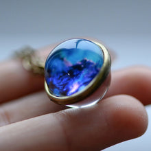 Load image into Gallery viewer, Galaxy Double Sided Pendant Necklace