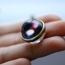 Load image into Gallery viewer, Galaxy Double Sided Pendant Necklace