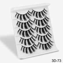 Load image into Gallery viewer, SEXYSHEEP 5Pairs 3D Mink Hair False Eyelashes
